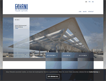 Tablet Screenshot of fahrni.com